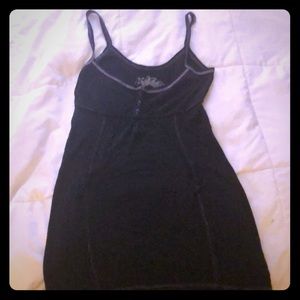 Free People black cotton camisole